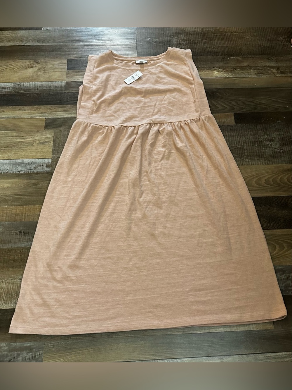 LOFT Pale Pink Midi Dress Size Large
